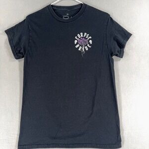 Tim Burton Corpse Bride‎ Graphic T-Shirt Black Small Victor Emily Movie Tee